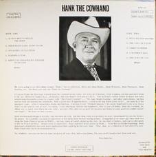 HANK THE COWHAND LP
